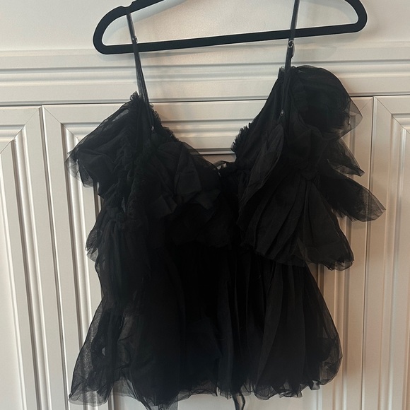 Simplee Apparel Black Ruffled Mini Dress - Picture 6 of 6